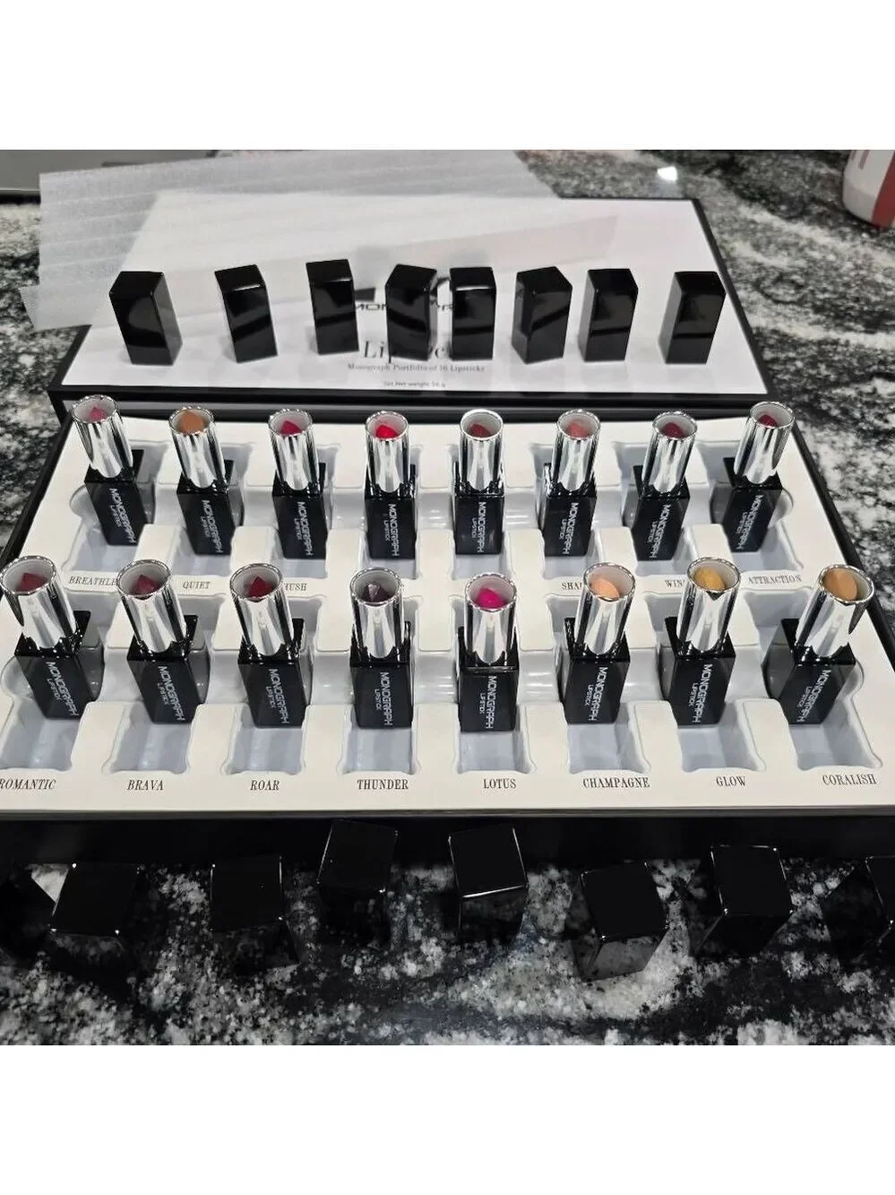 Monograph Collection Cream Lipsticks Portfolio 16 Full size lipsticks